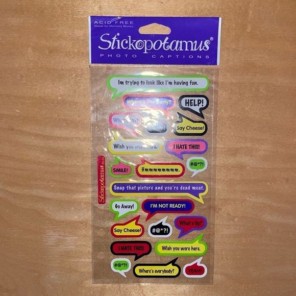 Stickers, 5 packages of NEW stickers for scrapebook, photo album or Art project - Picture 6 of 7